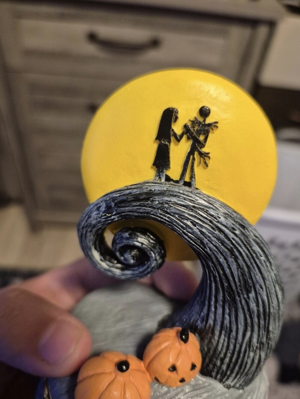 Nightmare Before Christmas Jack Skellington Halloween Trinket Box - Picture 9 of 11